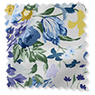 Twist2Go Bouquet Parade Faux Silk Blue Roller Blind sample image