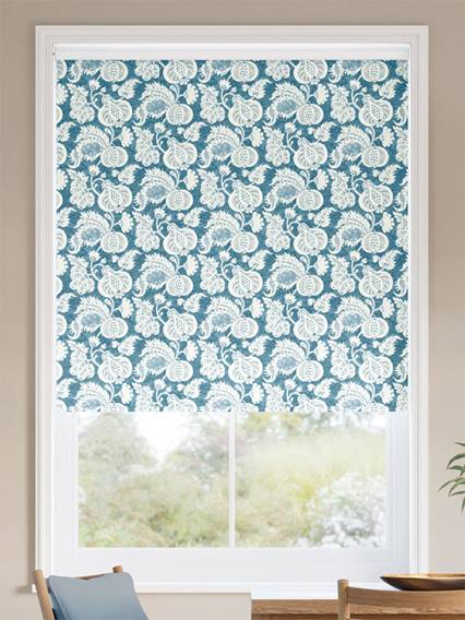 Twist2Go China Blue Air Force Blue Roller Blind thumbnail image