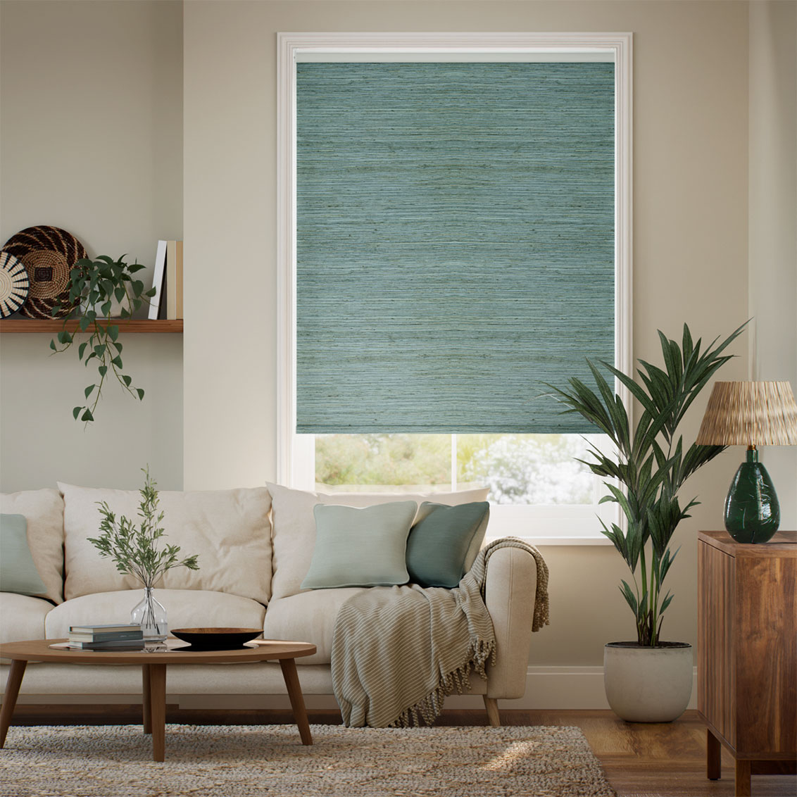 Twist2Go Choices Emilio Aqua Roller Blind
