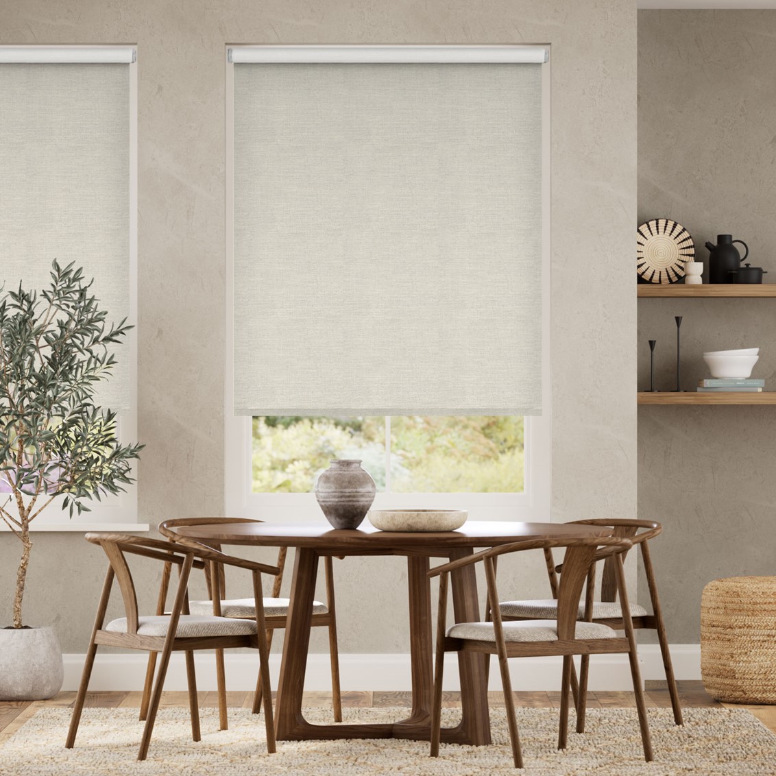 Twist2Go Choices Paleo Linen Ecru  Roller Blind