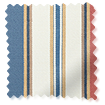 Twist2Go College Stripe Blue & Red Roller Blind sample image