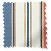Twist2Go College Stripe Blue & Red Roller Blind swatch image