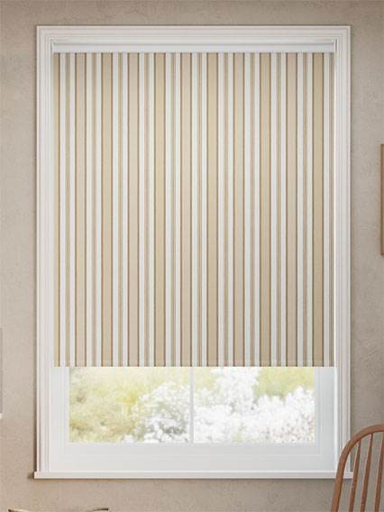 Twist2Go College Stripe Neutral Roller Blind thumbnail image