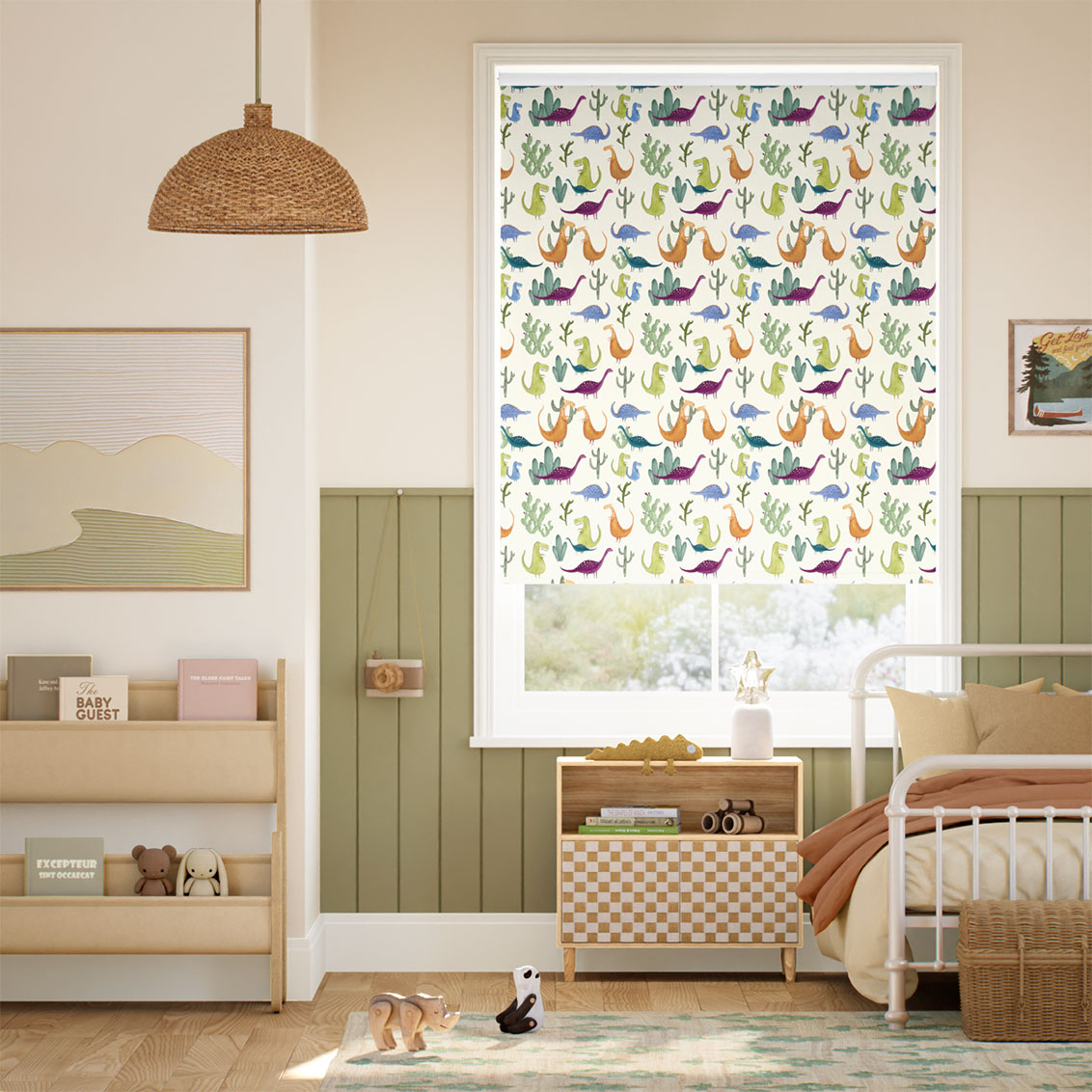 Twist2Go Dino Friends Blackout Brights Roller Blind