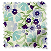 Twist2Go Indian Summer Ditsy Cobalt & Duck Egg Roller Blind sample image