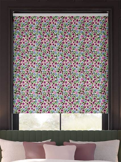 Twist2Go Indian Summer Ditsy Plum & Purple Roller Blind thumbnail image