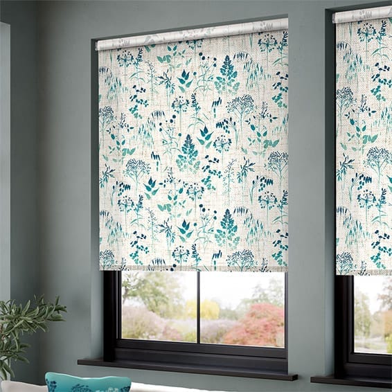 Twist2go Meadow Teal Roller Blind