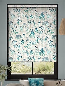 Twist2Go Meadow Teal Roller Blind thumbnail image