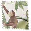 Twist2Go Monkey Business Linen Roller Blind sample image