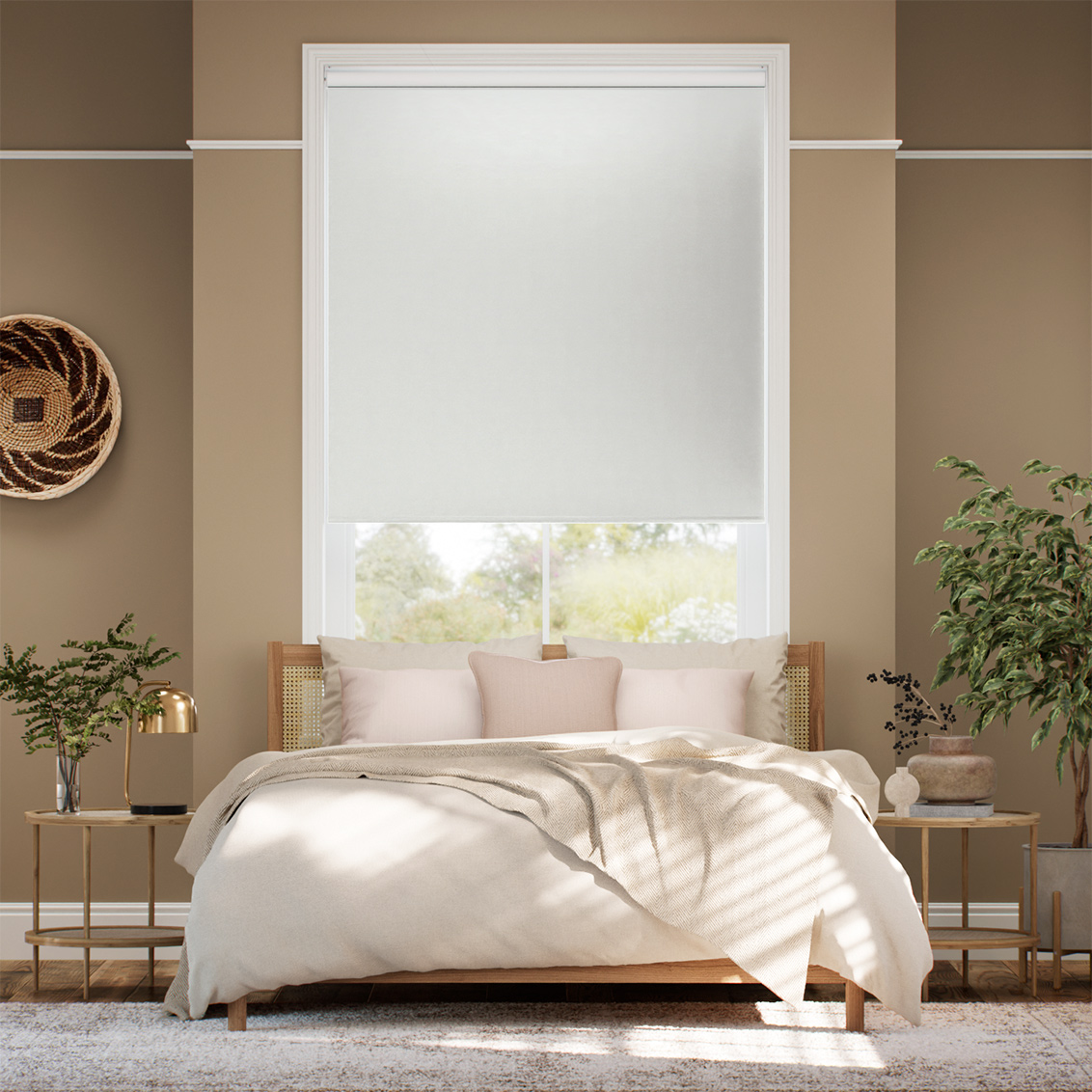 Twist2Go Osaka Faux Silk Pearl Roller Blind