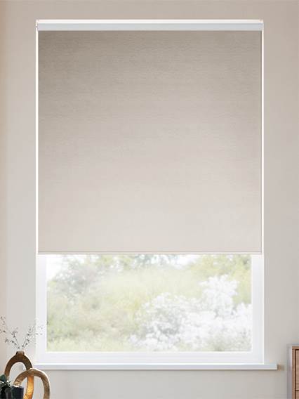 Twist2Go Osaka Faux Silk Smokey Quartz Roller Blind thumbnail image