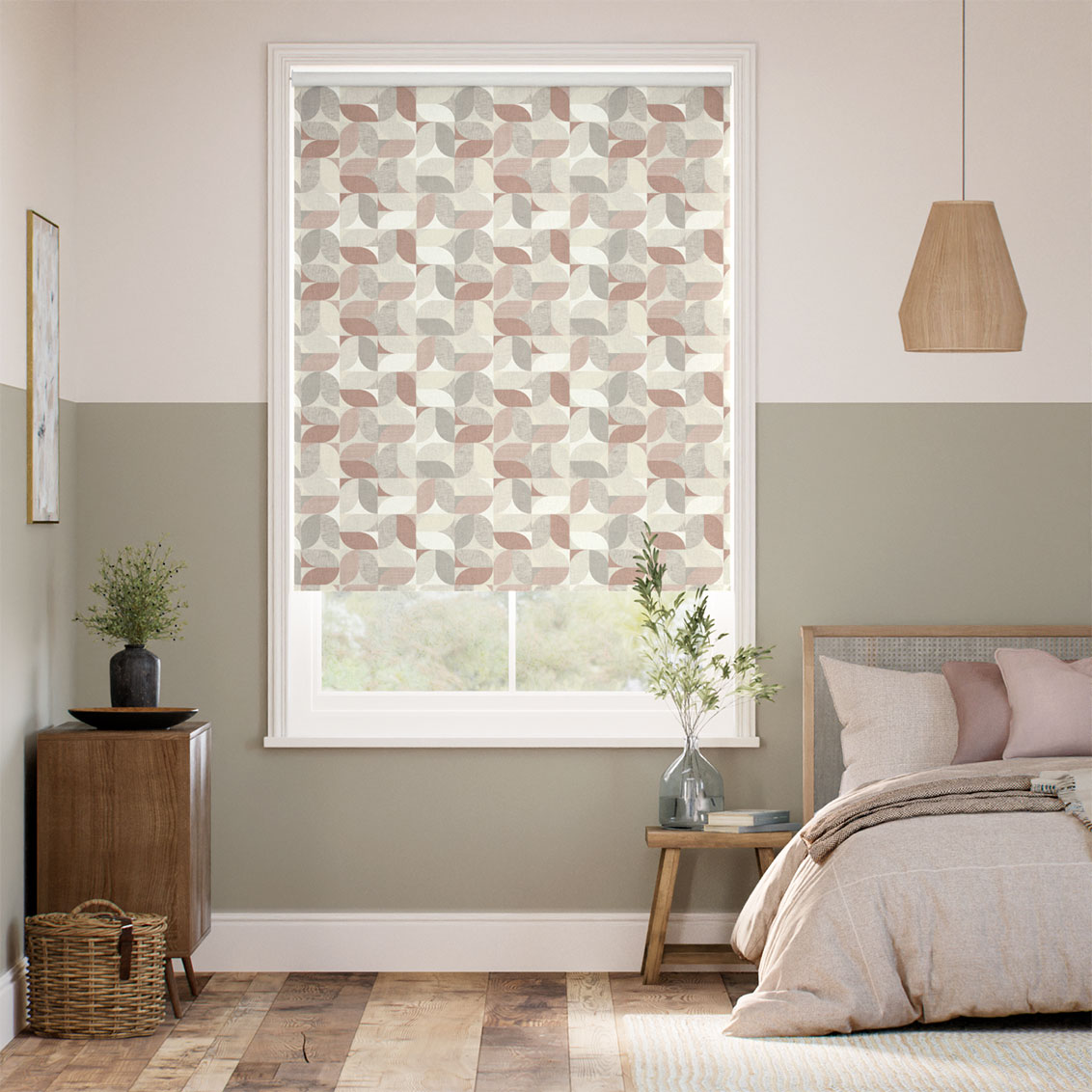 Twist2Go Reno Blush  Roller Blind