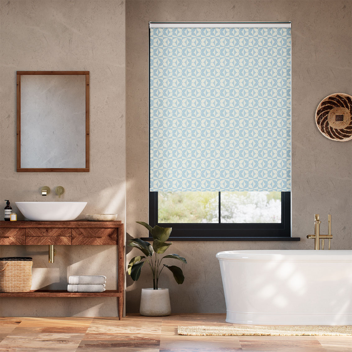 Twist2Go Splash Blackout Attolo Sky Roller Blind