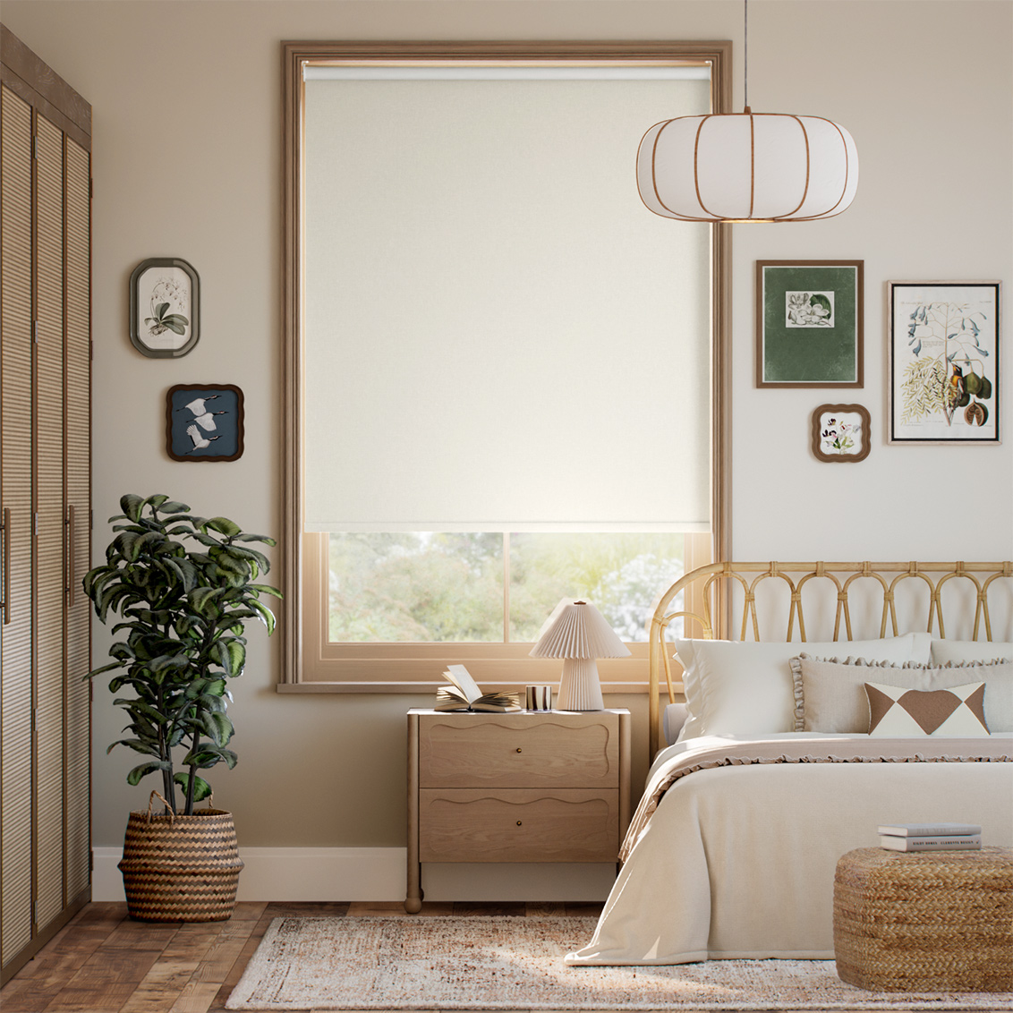 Twist2Go Choices Layla Ecru Roller Blind