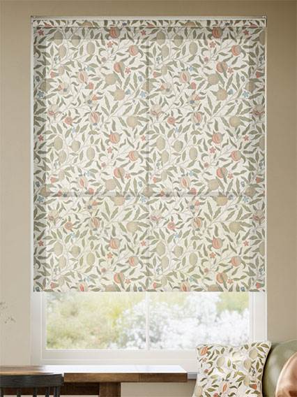 Twist2Go William Morris Fruit Voile Autumn Roller Blind thumbnail image