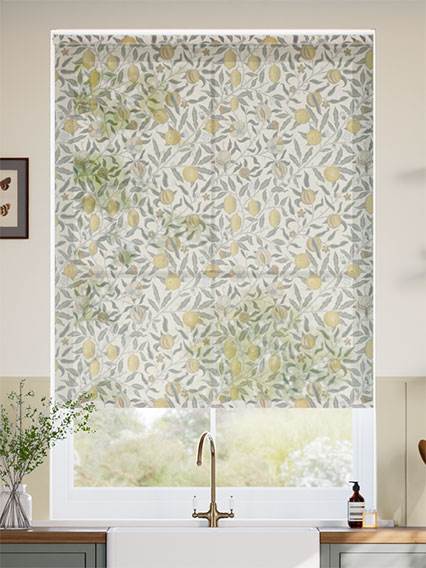 Twist2Go William Morris Fruit Voile Primrose Roller Blind thumbnail image