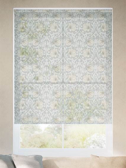 Twist2Go William Morris Pimpernel Voile Dove Grey Roller Blind thumbnail image