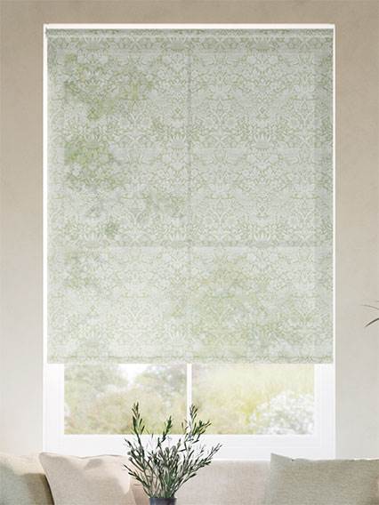 Twist2Go William Morris Strawberry Thief Voile Celadon Roller Blind thumbnail image