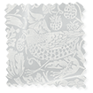 Twist2Go William Morris Strawberry Thief Voile Silver Grey Roller Blind sample image