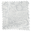 Twist2Go William Morris Strawberry Thief Voile Silver Grey Roller Blind swatch image