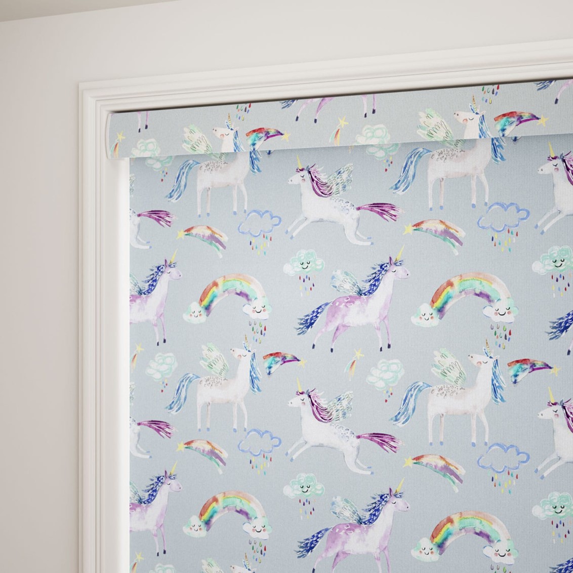 Unicorn Dance Blackout Stone Roller Blind