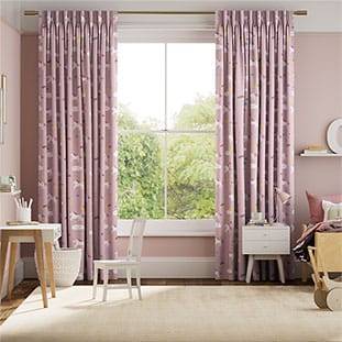 Unicorn Dreams Pink Curtains thumbnail image