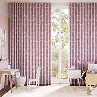 Unicorn Dreams Pink Curtains thumbnail image