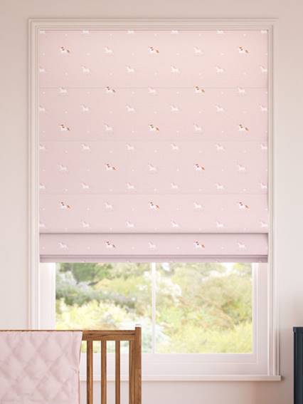 Unicorn Soft Pink Roman Blind thumbnail image