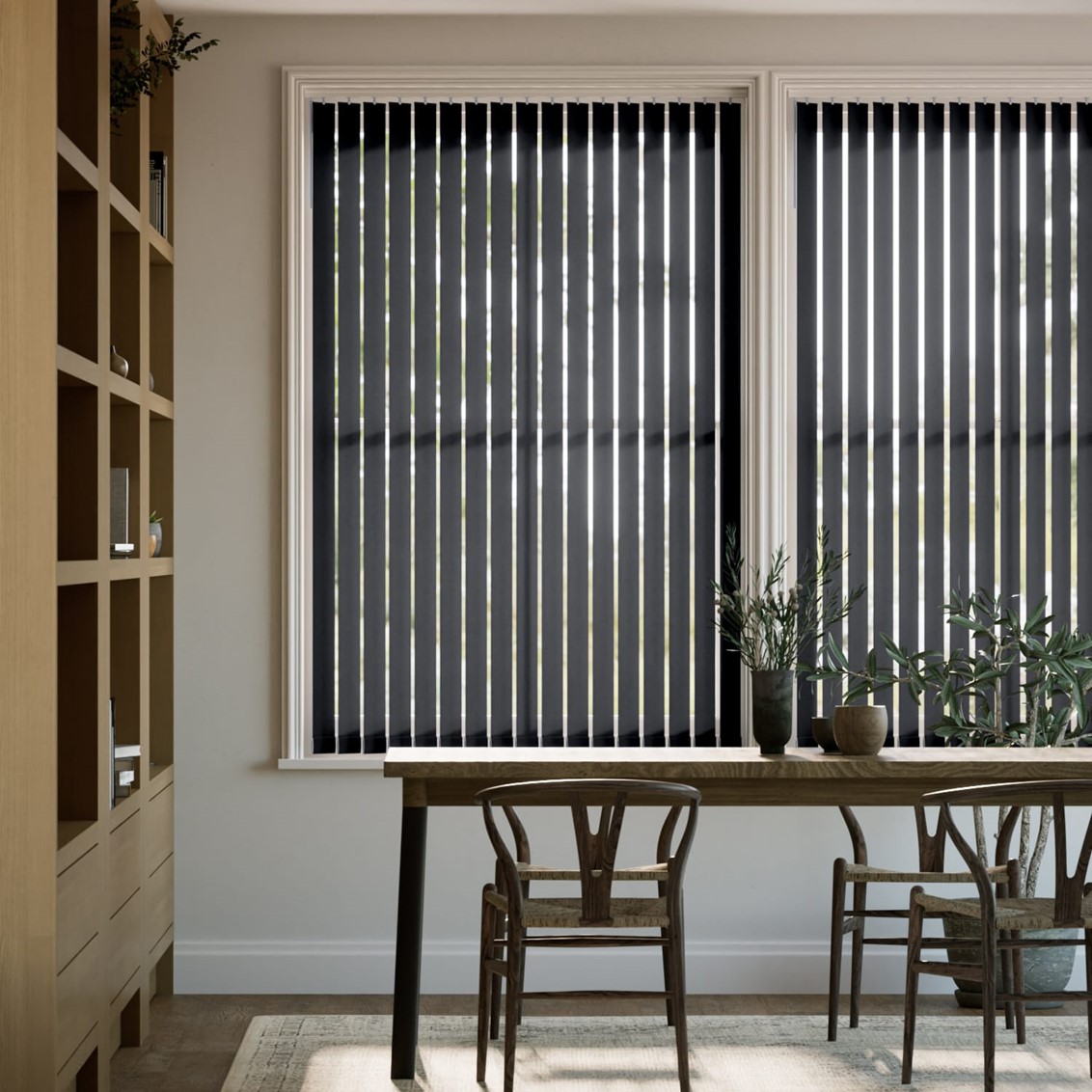 Utopia Charcoal Vertical Blind