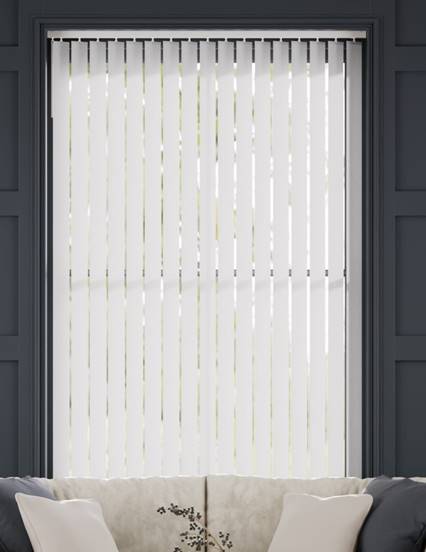 Utopia White Vertical Blind thumbnail image