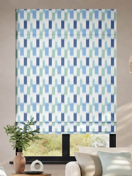 Utto Pacific Teal Roman Blind thumbnail image