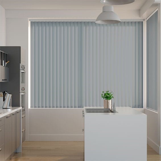 Valencia Blue Grey  Vertical Blind