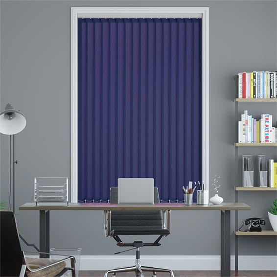 Valencia Cobalt Vertical Blind