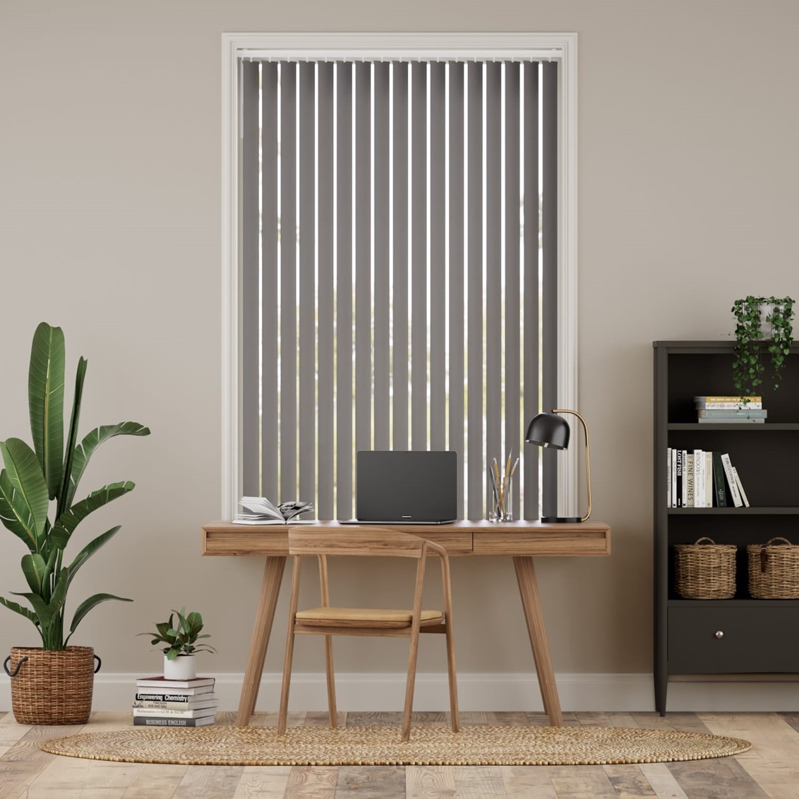 Valencia Grey Wash  Vertical Blind