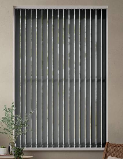 Valencia Iron Grey Vertical Blind thumbnail image