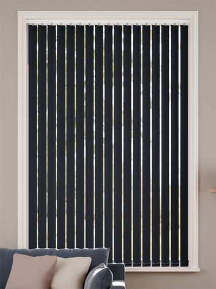 Valencia Jet Black Vertical Blind thumbnail image