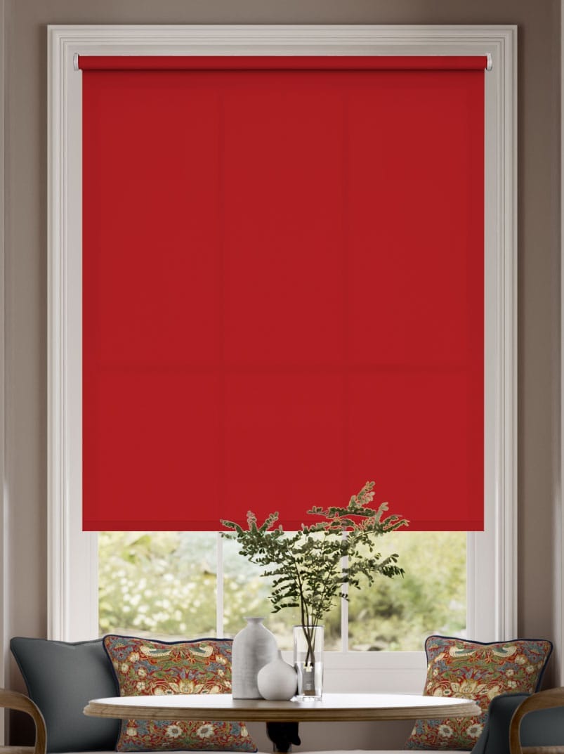 Twist2Go Valencia Simplicity Red Roller Blind thumbnail image
