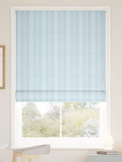 Valley Stripe Morning Rain Roman Blind thumbnail image