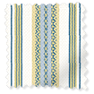 Twist2Go Valley Stripe Sea Shore Roller Blind swatch image