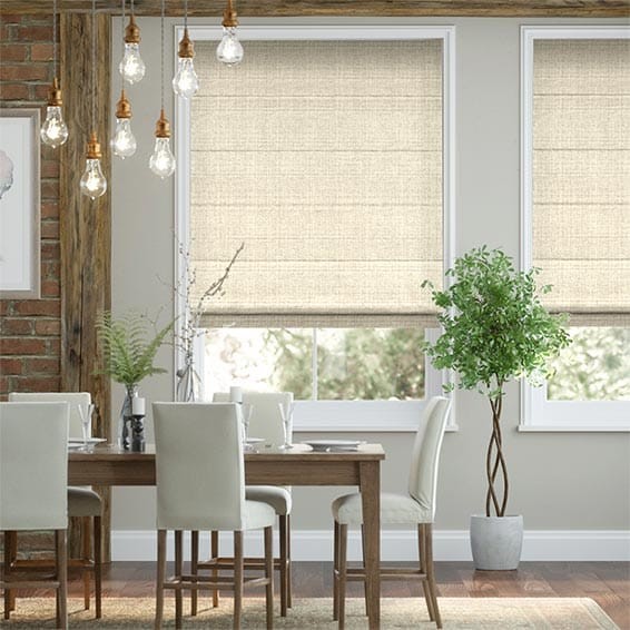 Vanita Golden Barley Roman Blind