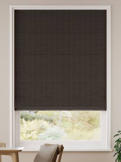 Vanua Blackout Umber & Acorn Roman Blind thumbnail image