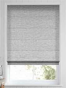 Plush Chenille Soft Grey Roman Blind thumbnail image