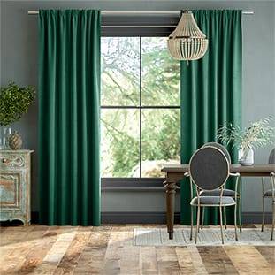 Velvet Jade Green Curtains thumbnail image