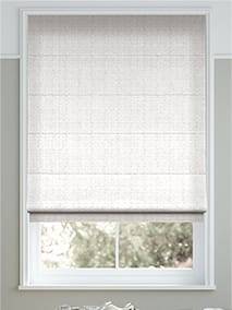 Velvet Pure White Roman Blind thumbnail image