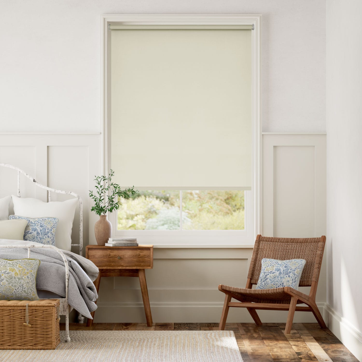 Verona Blackout Oatmeal Roller Blind