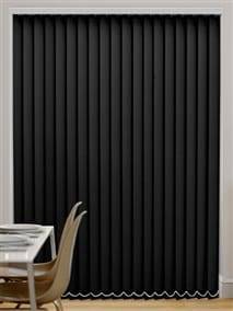 Black PVC Blackout Vertical Blind thumbnail image