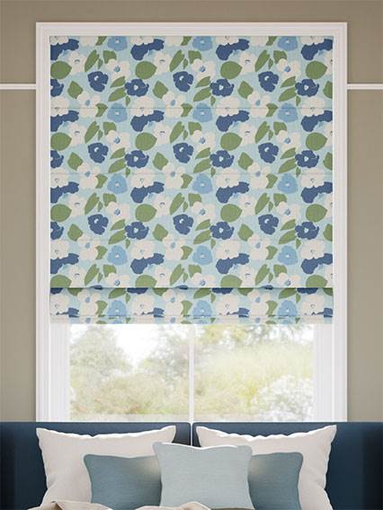 Verve Pop Powder Blue Roman Blind thumbnail image