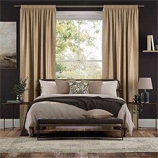 Vicenza Faux Silk Bisque Curtains thumbnail image