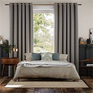 Vicenza Faux Silk Grey Curtains thumbnail image