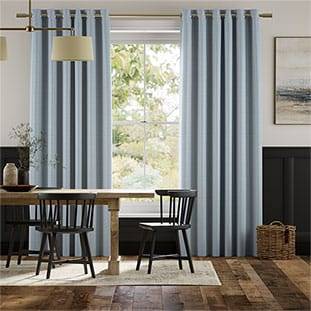 Vicenza Faux Silk Pastel Blue Curtains thumbnail image